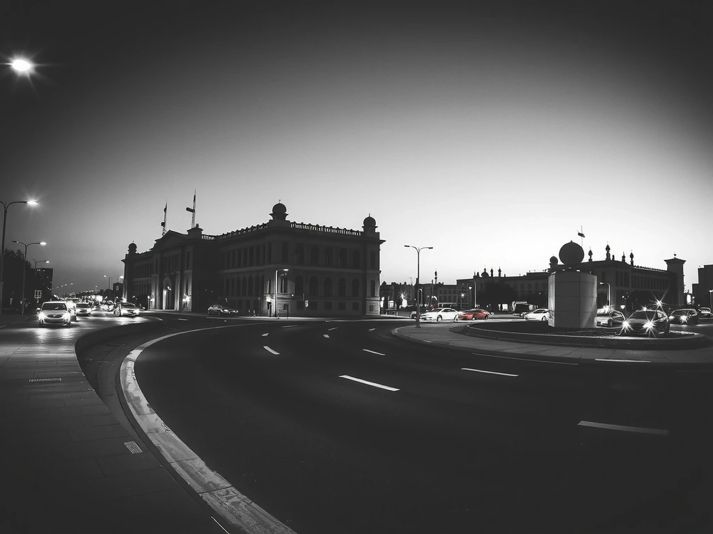 Doha Corniche at twilight