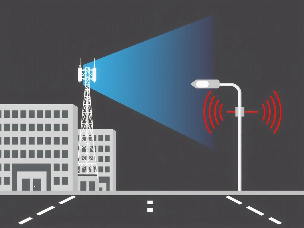 Cross-section showing signal propagation